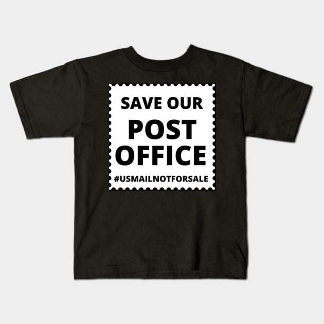 Save our post office! Kids T-Shirt by Sparkleweather